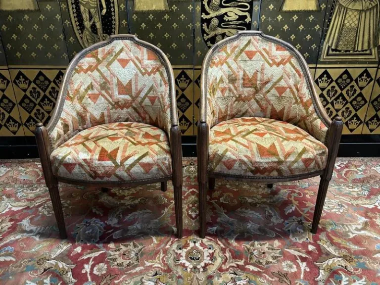 Paire de fauteuil - bergères gondoles époque Art Déco