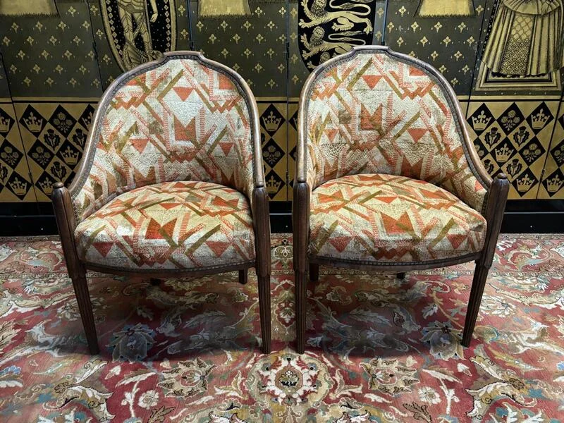 Paire de fauteuil - bergères gondoles époque Art Déco