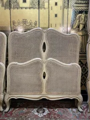 Pair of Louis XV cane beds