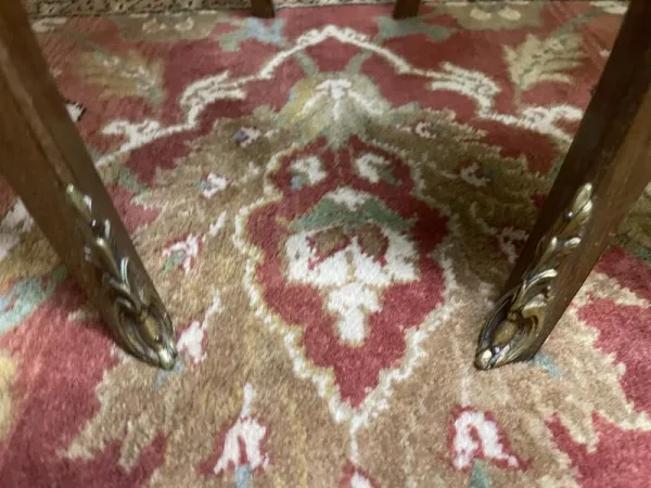 Pair of Louis XV style marquetry bedside tables