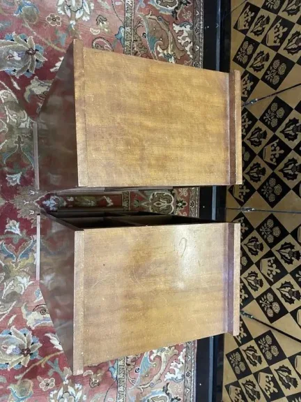 Pair of Art Deco period bedside tables