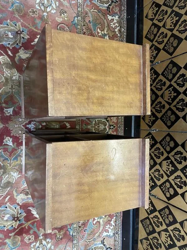 Pair of Art Deco period bedside tables