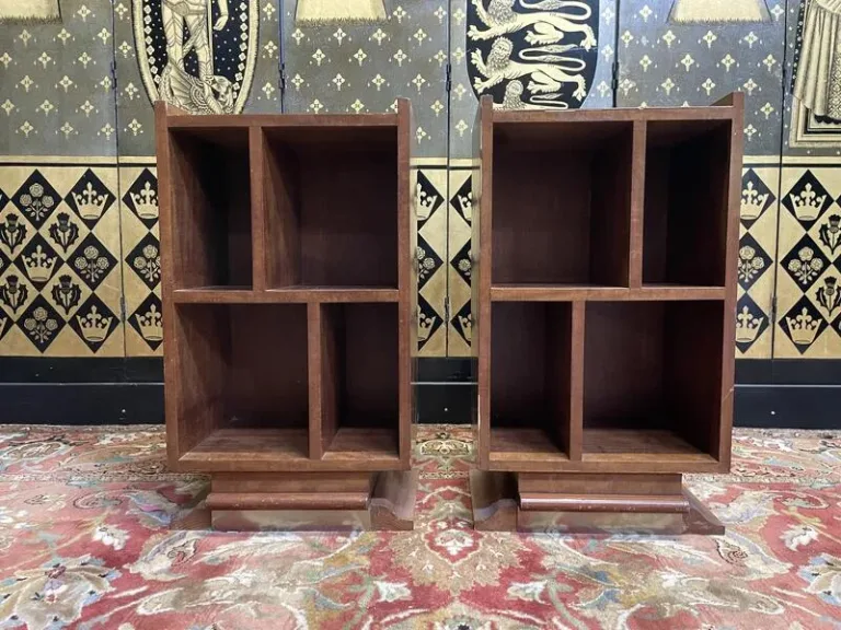 Pair of Art Deco period bedside tables