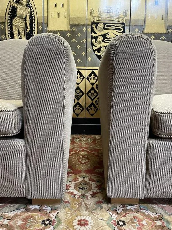 Paire de fauteuils club Art Déco
