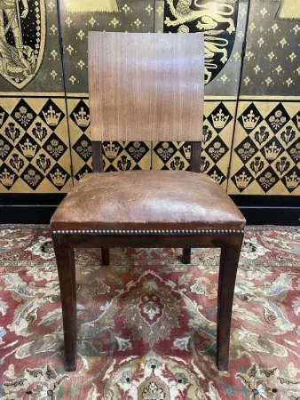Set of 6 Art Deco chairs