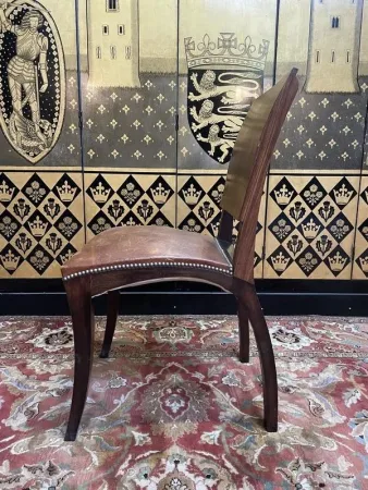 Set of 6 Art Deco chairs