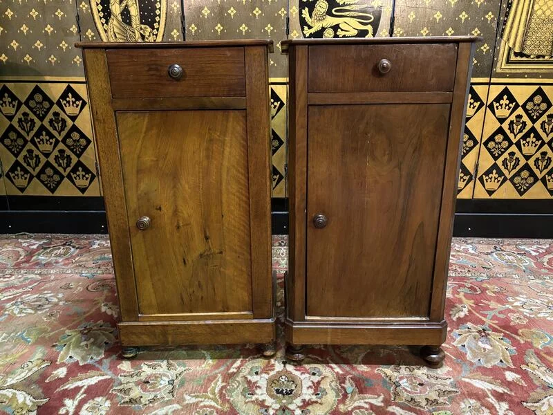 Fake pair of Louis Philippe bedside tables