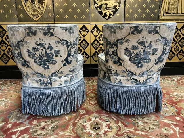 Pair of Napoleon III style armchairs