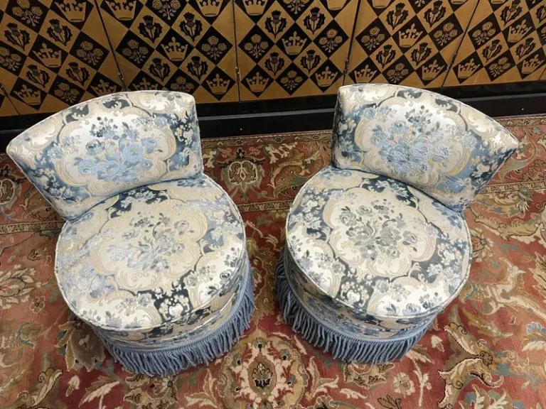 Pair of Napoleon III style armchairs
