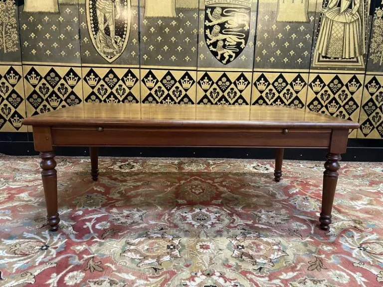 Louis Philippe style cherry wood coffee table