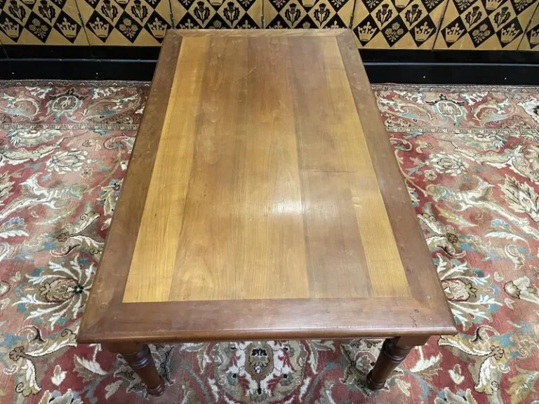 Louis Philippe style cherry wood coffee table