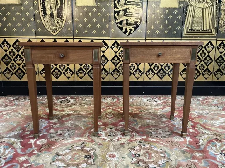 Pair of Louis XVI style bedside tables - Directoire