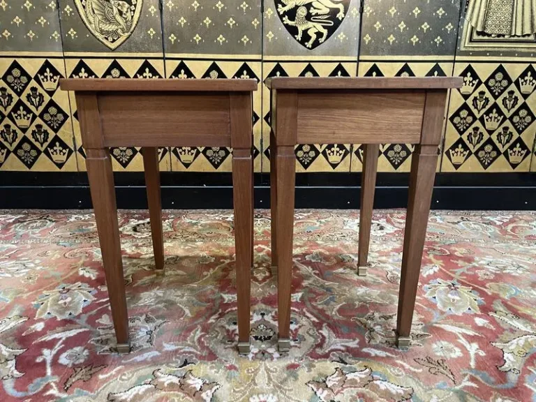 Pair of Louis XVI style bedside tables - Directoire