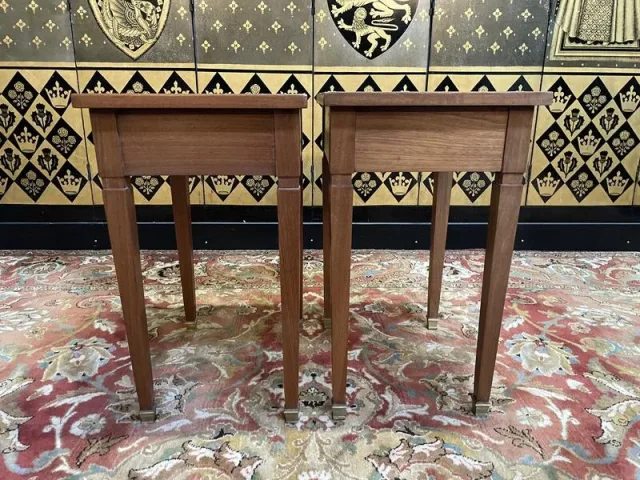 Pair of Louis XVI style bedside tables - Directoire