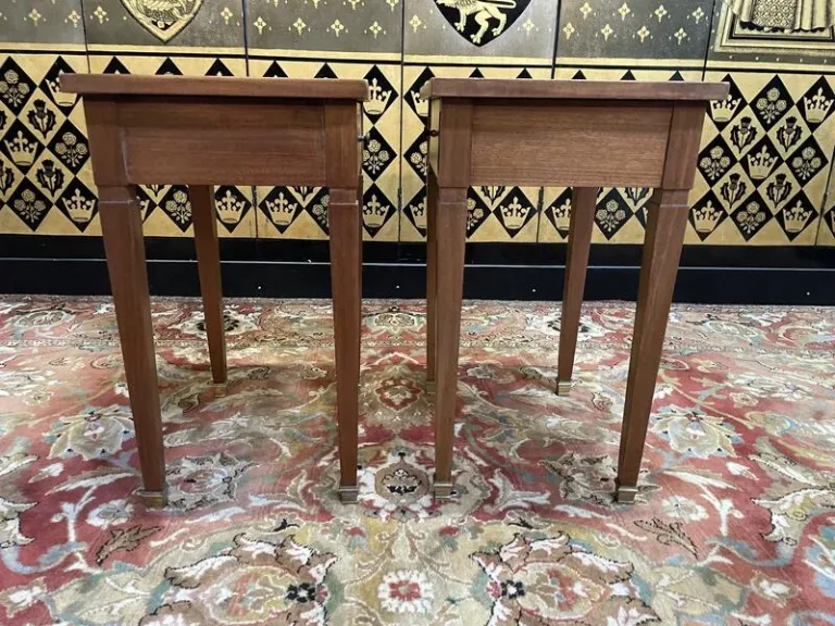 Pair of Louis XVI style bedside tables - Directoire