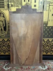 Art deco walnut mirror