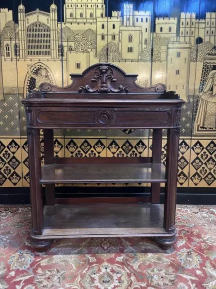 Console - Desserte en acajou époque Napoléon III