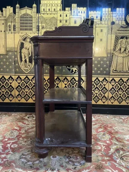 Console - Desserte en acajou époque Napoléon III