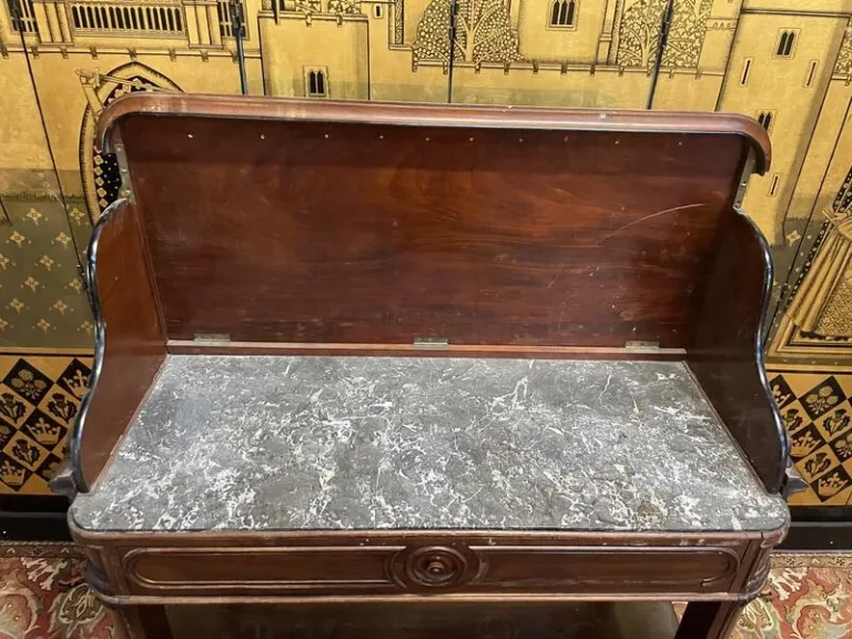 Console - Desserte en acajou époque Napoléon III