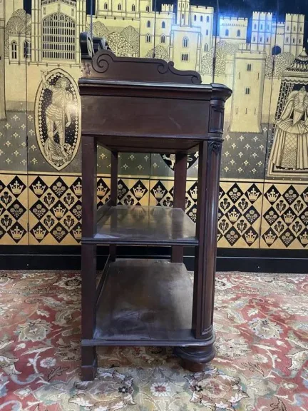 Console - Desserte en acajou époque Napoléon III