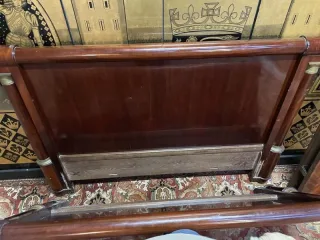 Empire period mahogany bed