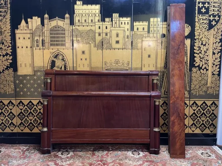 Empire period mahogany bed