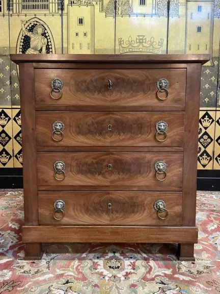 Empire style chest of drawers