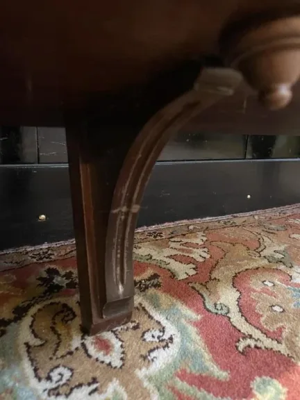 Mahogany bar shelf