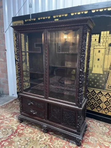 Bibliothèque - Vitrine de style Asiatique / Chinoise