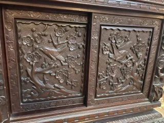 Bibliothèque - Vitrine de style Asiatique / Chinoise
