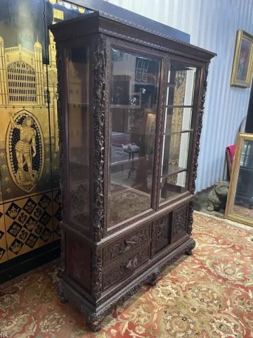Bibliothèque - Vitrine de style Asiatique / Chinoise