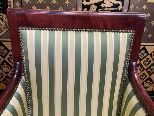 Fauteuil - Bergère en acajou de Empire