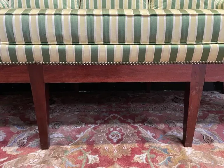 Empire mahogany sofa bench