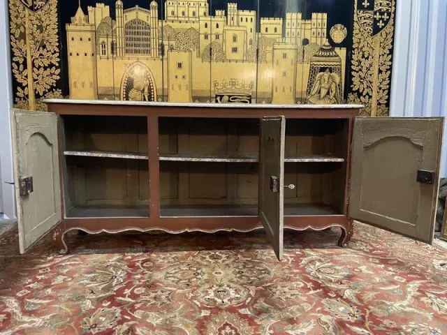 Enfilade époque Louis XV peinte