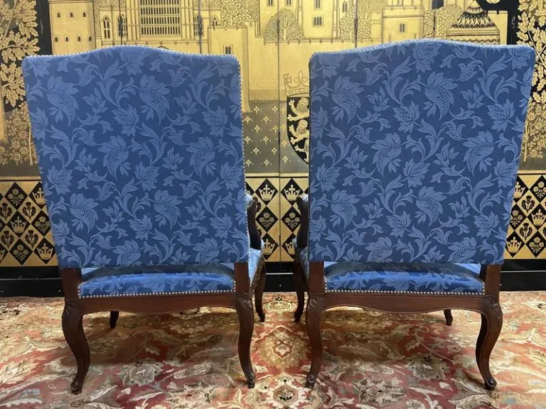 Paire de fauteuils cabriolets Louis XV - Régence