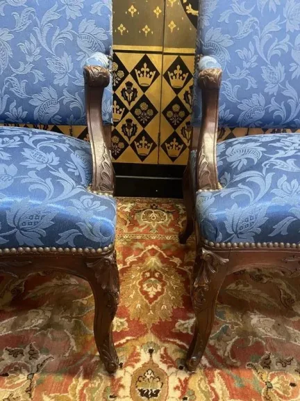 Paire de fauteuils cabriolets Louis XV - Régence