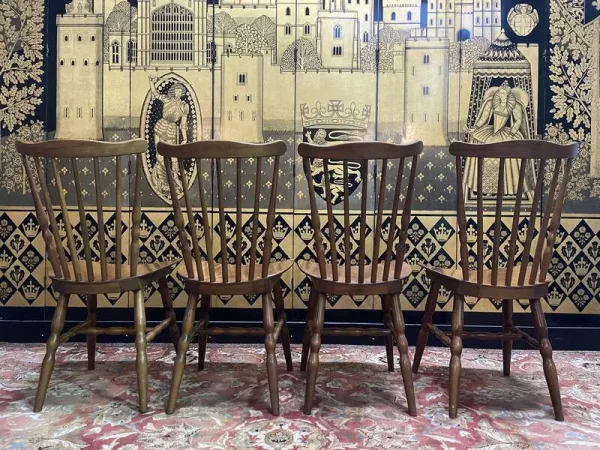 Set of 4 Baumann "Menuet" bistro chairs