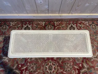 Bench - Piano bench painted in cane