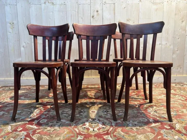 Série de 6 chaises bistrot fischel