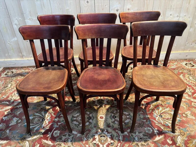 Set of 6 Fischel bistro chairs