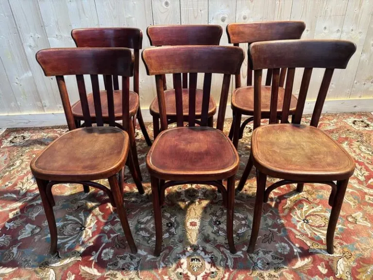 Série de 6 chaises bistrot fischel