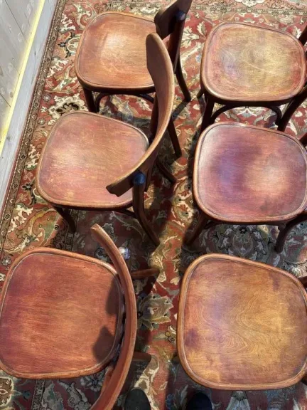 Série de 6 chaises bistrot fischel