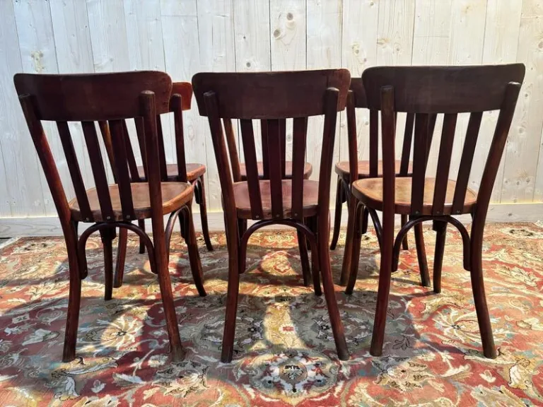 Série de 6 chaises bistrot fischel