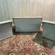 Salon canapé et paire de fauteuils velours  Napoléon III