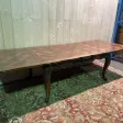 Table à l'italienne de style Louis XV en chêne sculpté