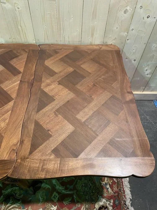 Louis XV style Italian table in carved oak