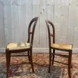 Suite de 6 chaises paillées Louis Philippe