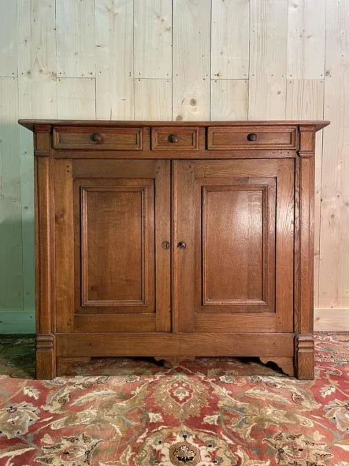 Louis Philippe sideboard in solid oak