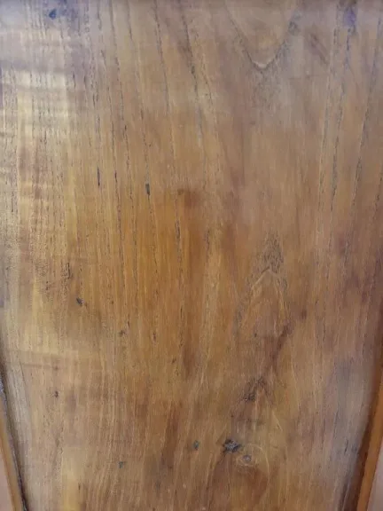Empire style cherry wood display cabinet/bookcase