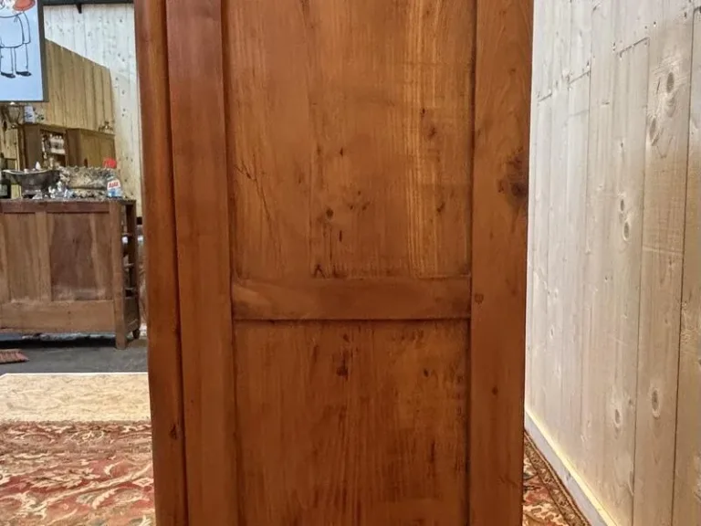 Empire style cherry wood display cabinet/bookcase